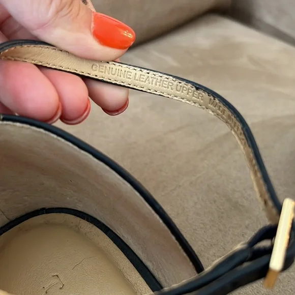 Talbots Black Woven Flats - Picture 4 of 8